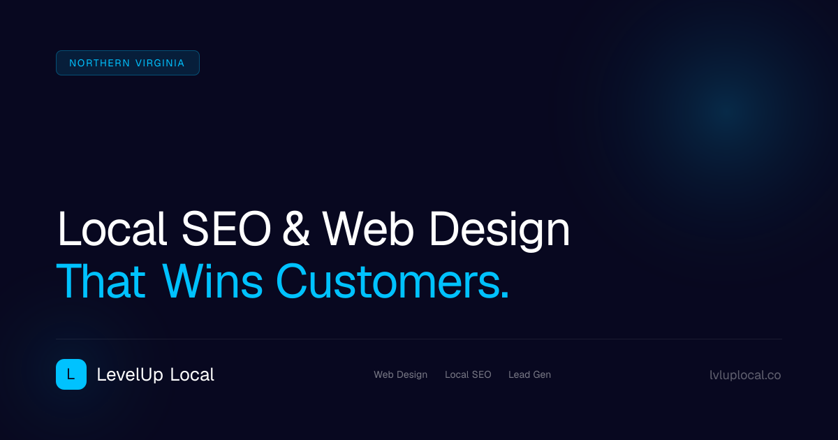 Local SEO & Web Design | Northern Virginia | LevelUp Local